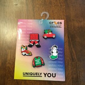 Crocs Jibbitz Christmas Mix 5 Pack Uniquely New On Card New